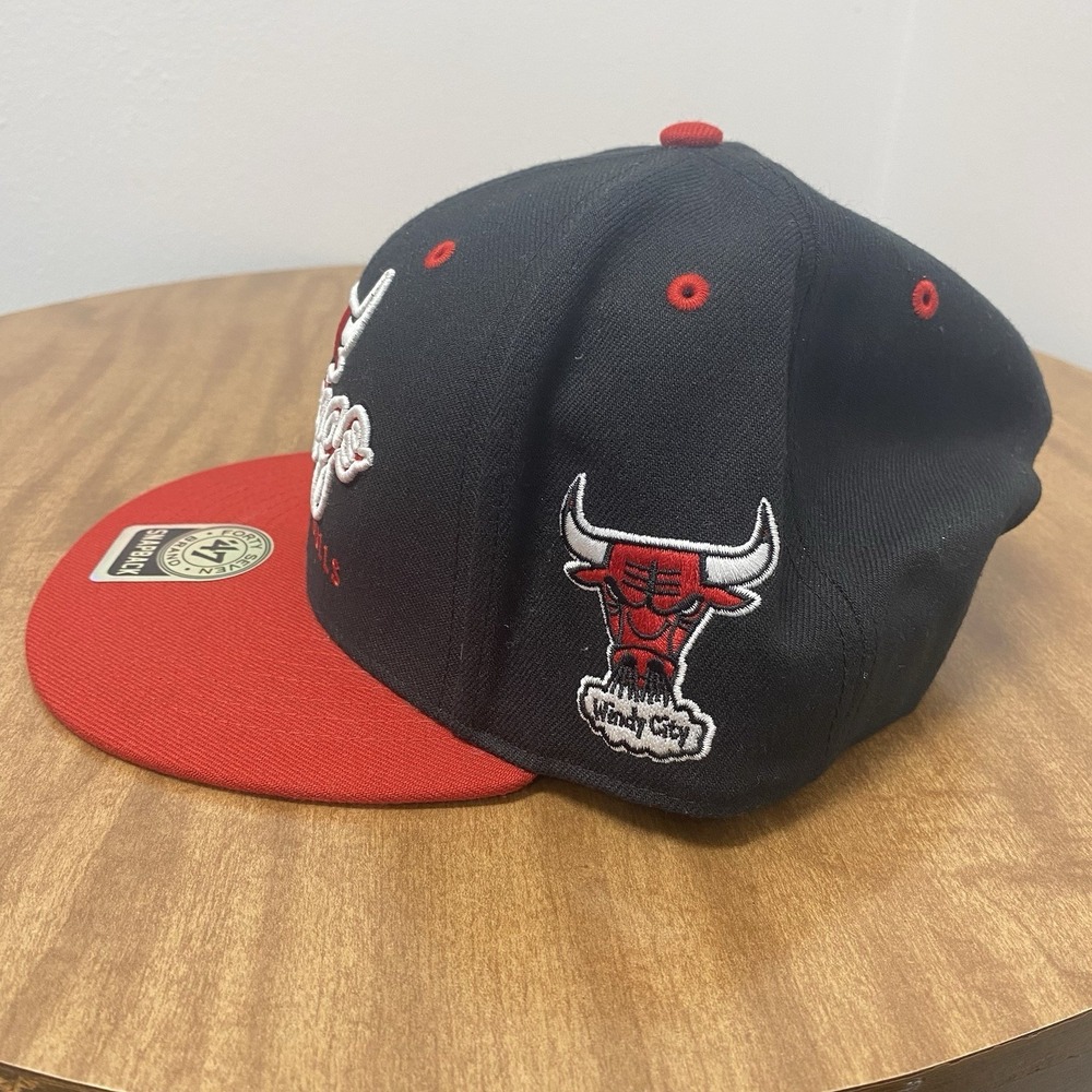 '47 brand Chicago Bulls NBA Snapback Hat Cap NBA Bulls - Picture 2 of 6